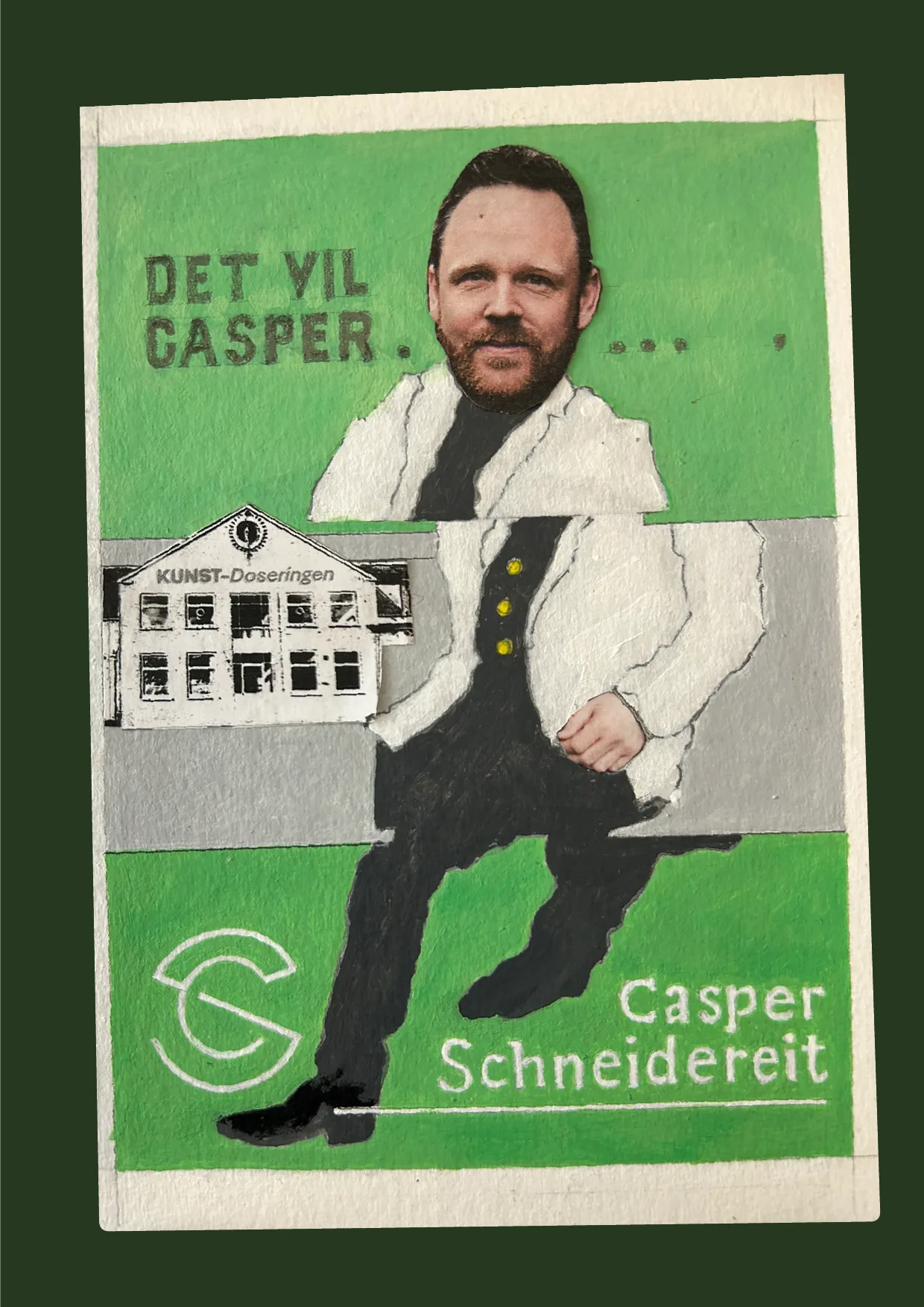 Side 23. Det vil Casper. Valgplakaten
